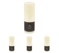 Wax Lyrical Unscented Pillar Candle 7X20CM Ivory (Pack of 4)