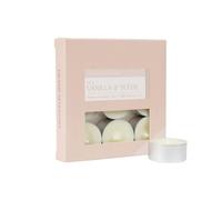 Wax Lyrical Vanilla & Suede Small Tea Lights, Pack Of 9