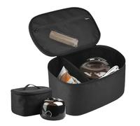 Wax Machine Bag 30.5x20.3x15.2cm | Wax Beans Carrying Case With Removable Divider And Handle,Travel Organizer Bag For Beans And Accessories