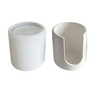 Wax Melt Burner，Candle Holder Molds, Cylinder Silicone Molds Epoxy Resin Silicone Molds for Candle Tealight Holder, Essential Oils Warmer Home(1)