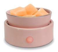 Wax Melt Burner Electric Candle Warmer 4-in-1 Ceramic Wax Melter for Scented Wax Melts, Candle Jars, Essential Oils, Aromatherapy Home Office Bedroom Gifts(Pink)