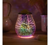 Wax Melt Burner Electric Desire Aroma Lamp Starburst Effect Colour Changing Led