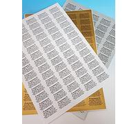 Wax Melt Candle Jar Stickers/Labels - Safety Candles Melting Fire Warning Law Legal UK (WHITE Labels)