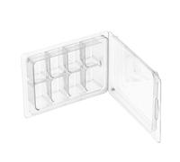 Wax Melt Molds, Clear Wax Melt Clamshells Empty Plastic Containers 8 Cavity Plastic Cube Tray for Wickless Candles Art Supplies.
