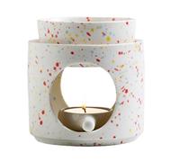 Wax Melt Oil Burner, Ceramic Oil Burner Aromatherapy Diffuser Wirh Candle Dish, Candle Holder Scented Diffuser, For Birthday, Christmas, Housewarming Parties