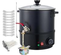 Wax Melter for Candle Making - 6-20L Large Melting Pot with Spout Easy Pouring, Non-Stick Design, Ideal Soy and Soap Base Supplies