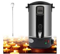 Wax Melter for Candle Making, Electric Melting Pot with Pour Spout and Temperature Control, DIY Candle Maker with Digital Temperature Display