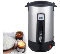 Wax Melter for Candle Making - Extra Large Electric 8L-35L Pot with Quick Pour Spout, Temp Control 86℉-230℉ for Bulk Production Candle or Soap Business