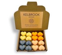 Wax Melts - Mixed Sandalwood | 16 Pack | Strong Scented | Made in The UK | Plastic Free | Vegan