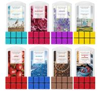 Wax Melts, Scented Wax Cubes, Soy Wax Melt for Wax Burner 8 Pack x 70 g