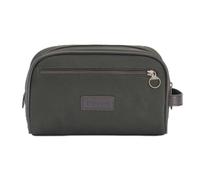 WAX Mens Wash Bag Olive/Brown
