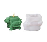 Wax Mould in the Shape of a Turtle - Tortoise Silicone Moulds for Candle Making | Aromatherapy Epoxy Resin Gypsy Mould Turtle Shape | Resin Animal Moulds 3D Candle Cake