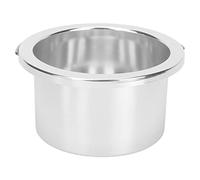 Wax Pot Liner, 100mm Aluminum Alloy Non Stick and Heat Conductive Silver Wax Warmer Inner Pot Hair Removal Waxing Bowl Accessory for Hair Remover Machine
