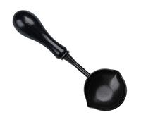Wax Seal Spoon - Duals Spout Melting Tool, Non Stick Wax Stamp Spoons | Heat Resistant Wooden Handle Melting Ladle, Smooth Surfaces Fire Paint Spoons, Compact Sealing Spoon For Crafts, Letters, Invite