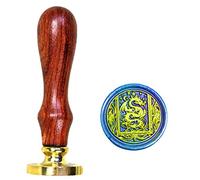 Wax Seal Stamp, ANBOSE Starry Dragon Wax Sealing Stamp With Removable Brass Head Wooden Handle, Retro Vintage Animal Sealing Wax Stamp for Letter Cards Invitations