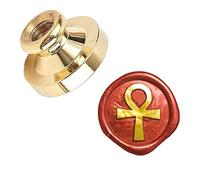 Wax Seal Stamp Brass Head Replacement, 25mm, Key of Life Symbol Sealing Stamp,Symbol of Life Seal Wax Stamp