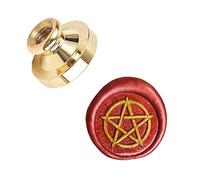 Wax Seal Stamp Brass Head Replacement, 25mm,Pentagram Sealing Stamp,Pentagram Seal Wax Stamp (2)