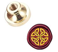 Wax Seal Stamp Head Replacement, Gold, 25mm Copper Seals, Celtic Knot Wax Seal Stamp Heads Only (Celtic Knot)