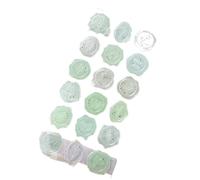 Wax Seal Stamp Stickers 18pcs DIY Scrapbooking Journal Planner Decoration Stationery Envelope Sealing Tags(Color 03)