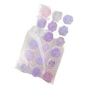 Wax Seal Stamp Stickers 18pcs DIY Scrapbooking Journal Planner Decoration Stationery Envelope Sealing Tags(Color 02)