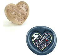 Wax Seal Stamps Heart Rose Floral With Love Blessed Words Mixed Pattern DIY Scrapbooking Invitation Envelope Card Craft-7