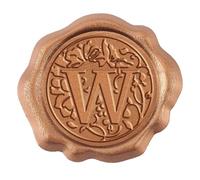 Wax Seal Stickers 25pcs Letter A Wax Seal Stickers for Envelope Initial Floral Self-Adhesive Alphabet Wedding Invitation Xmas Halloween(AECH03-08969)