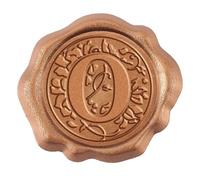 Wax Seal Stickers 25pcs Letter A Wax Seal Stickers for Envelope Initial Floral Self-Adhesive Alphabet Wedding Invitation Xmas Halloween(AECH03-08974)