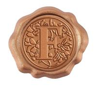 Wax Seal Stickers 25pcs Letter A Wax Seal Stickers for Envelope Initial Floral Self-Adhesive Alphabet Wedding Invitation Xmas Halloween(AECH03-08962)