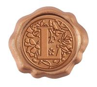 Wax Seal Stickers 25pcs Letter A Wax Seal Stickers for Envelope Initial Floral Self-Adhesive Alphabet Wedding Invitation Xmas Halloween(AECH03-08975)