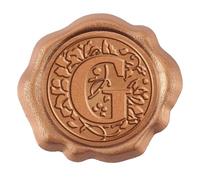 Wax Seal Stickers 25pcs Letter A Wax Seal Stickers for Envelope Initial Floral Self-Adhesive Alphabet Wedding Invitation Xmas Halloween(AECH03-08972)