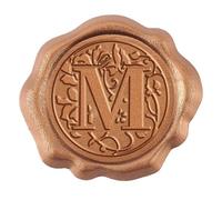 Wax Seal Stickers 25pcs Letter A Wax Seal Stickers for Envelope Initial Floral Self-Adhesive Alphabet Wedding Invitation Xmas Halloween(AECH03-08964)