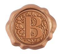 Wax Seal Stickers 25pcs Letter A Wax Seal Stickers for Envelope Initial Floral Self-Adhesive Alphabet Wedding Invitation Xmas Halloween(AECH03-08971)