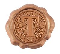 Wax Seal Stickers 25pcs Letter A Wax Seal Stickers for Envelope Initial Floral Self-Adhesive Alphabet Wedding Invitation Xmas Halloween(AECH03-08968)