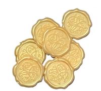 Wax Seal Stickers Wax Seal Stickers 10pcs Personalized Exquisite DIY Wedding Invitation Round Self Adhesive Envelope(Color 03)