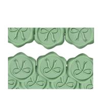 Wax Seal Stickers Wax Seal Stickers 50Pcs Bow Wedding Invitation Envelope, 3D Self Adhesive Stamp Decals(Green)