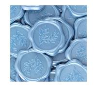 Wax Seal Stickers Wax Self-Adhesive Seal 20pcs Eucalyptus Envelope Wedding Invitation Stickers(Color 01)