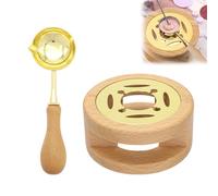 Wax Seal Warmer Kit, Sealing Wax Beads Set, with Melting Spoon, for Wedding Invitation Envelope Letter Arts Crafts