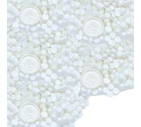 Wax Sealing Beads,Atopbb 600Pcs Pearl White Sealing WaxBeads for WaxSeal Stamp, WaxSeal Beads Kit Perfect for Wedding Invitations, Christmas Envelopes (Pearl White)