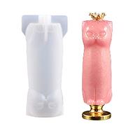 Wax Stamp Handle Resin Mold Crystal Epoxy Mold for Diys Casting Home Decors Sealing Wax Stamp Handle Gifts Crystal Epoxy Molds Silicone