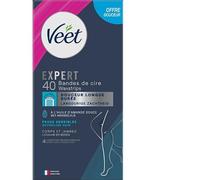 Wax strip body and legs, 40 strips