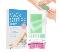 Wax Strips for the Face, Upper Lip Wax Strips, Gentle Strips & Wet Wipes Set for Sensitive Skin, Unisex