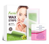 Wax Strips Set-Wax Strips for Hair Removal, Count Dual Sided Waxing Kit for Women & Men - Face, Arms, Legs, Bikini, Brazilian, Underarm, Back