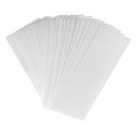 Wax Strips | Waxing Strips for Hair Removal - Skin-Friendly and Tear-Resistant, for Use with Warm Wax & Sugar Paste - Suitable for Legs, Face, Chest, Back & Intimate Areas - 100 pcs (Pack 1)