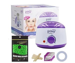 Wax Warmer, Hair Removal Waxing Kit, Electric Pot Heater Melts with Accessories. Painless Rapid Waxing of Face, Body, Bikini Area, Total Home Waxing Solutions for Men & Women by Vaxy (Aloe)