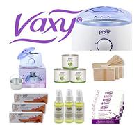 Wax Warmer, Professional Portable Electric Hair Removal Kit Adjustable Temperature waxing Heater Melting Pot with Accessories, Total Body Waxing Spa in Home for Girls Women Men Salon Kit