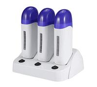 Wax Warmer, Wax Cartridge Heater, 3 Types Cartridge Wax Depilatory Roller Warmer Heater Waxing Body Hair Removal Machine(03# UK)