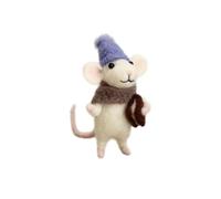 WAXCMXYH Needle Felting Kit Beginner Mice Needle Felting Starter Kit for Beginners Adult Felt Animal Kit Unfinished Wool Felt Mouse Craft Kit for Beginner DIY Crafts
