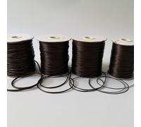 Waxed Cord Polyester Jewellery,Brown, 1-3mm Thickness, 2, 5, 10 meters, Bracelet Making Thread (1.5mm, 5, meter)