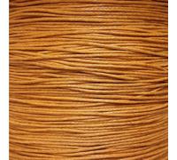Waxed Cotton 100% Cord 1mm,10m / 22 colors Jewellery Making & Bracelet Necklace Craft,Stringing (24. Mustard Yellow)