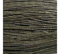 Waxed Cotton Cord 1mm,20m Jewellery Making & Bracelet Necklace Craft (21. Khaki Green)